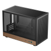 DeepCool CH260 WOOD Micro Tower Czarny, Drewno