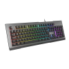 GENESIS Rhod 500 RGB klawiatura Gaming USB QWERTY Portugalski Czarny, Srebrny