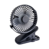 BLOW WENTYLATOR BIURKOWY Z KLIPSEM 10CM USB CZARNY + AKUMULATOR