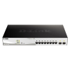 D-Link DGS-1210-10MP Zarządzany L2 Gigabit Ethernet (10/100/1000) Obsługa PoE Czarny, Szary
