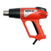 Yato YT-82292 opalarka Pistolet na gorące powietrze 500 l/min 550 °C 2000 W Czarny, Szary, Pomarańczowy