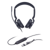 Yealink UH46 Dual UC USB-C/A Zestaw słuchawkowy Przewodowa Opaska na głowę Biuro/centrum telefoniczne USB Type-C / USB Type-A Czarny