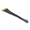 DELOCK Kabel mini FAKRA Z Buchse quad zu 4 x SMA Buchse TypA