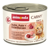 ANIMONDA Carny Adult kurczak, indyk, kacze serca - mokra karma dla kota - 200g