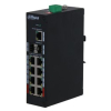 Przełącznik Dahua Technology PFS3211-8GT-120-V2, PoE, gigant sieciowy, montaż na biurku/ścianie, czarny