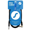 SSQ JMPJMK1 - jack mono prosty - jack mono kątowy 1 metrowy