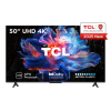 Telewizor TCL LED 4K, 50V6C, 50, Smart TV, Telewizja Google TV, UHD, Czarny