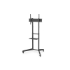 Stojak mobilny pojedynczy z półką, 1xLCD max. 70"max. 50kg