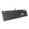 GENESIS Thor 420 RGB klawiatura Gaming USB AZERTY US English Srebrny
