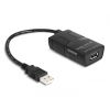 DeLOCK Izolator USB 2.0 Typu-A męski na żeński z izolacją 5 kV dla linii przesyłu danych
