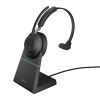 Jabra 26599-899-989 słuchawki/zestaw słuchawkowy Bezprzewodowy Opaska na głowę Biuro/centrum telefoniczne USB Typu-A Bluetooth Czarny
