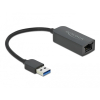 DeLOCK Adapter USB Typ-A męski do 2,5 Gigabit LAN kompaktowy