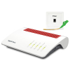 FRITZ!Box 5590 Fiber router bezprzewodowy Gigabit Ethernet Dual-band (2.4 GHz/5 GHz) Biały