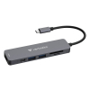 Verbatim 32156 huby i koncentratory USB 3.2 Gen 1 (3.1 Gen 1) Type-C 5000 Mbit/s Szary