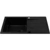 Zlew KARPATHOS 76x44 1B 1D volcano Black Edition