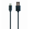 Kabel GEMBIRD CC-USB2-AMLM-1M (USB 2.0 M - Lightning M; 1m; kolor czarny)