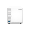 Qnap TS-364-8G, Tower, 3.5" SATA, Intel Celeron N5105/N5095 4C/4T, 8 GB onboard not expandable, 1 x 2.5GbE, External adapter (PSU)