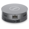 DELL DA305 Przewodowa USB 3.2 Gen 2 (3.1 Gen 2) Type-C Srebrny