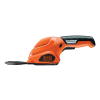 Black & Decker GSL200 akumulatorowe nożyce do trawy 8 cm Czarny, Pomarańczowy Lit 3,6 V