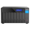 Qnap TVS-h874T-i9-64G, Tower, 8 x 2.5"/3.5" SATA, Intel Core i9 16/24T, 64GB DDR4 SODIMM (Max. 64GB), 2 x 2.5GbE, Single PSU, 350W