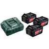 Metabo. Zestaw akumulatorów 3x4.0Ah z ładowarką ASC 55