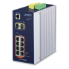 PLANET IGS-10020HPT łącza sieciowe Zarządzany L2+ Gigabit Ethernet (10/100/1000) Obsługa PoE Czarny, Biały