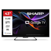 Telewizor Ostry | 43HR7265E | 43 | Telewizor Smart TV | Telewizja Google TV | Czarny