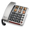 amplicomms BIGTel 40 plus, Gro?tastentelefon Silber
