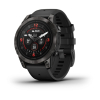 Zegarek sportowy Garmin EPIX PRO (GEN 2) AMOLED 47mm Sapphire Carbon Gray DLC Titanium Czarny