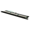 Patch panel Extralink EX.9663 (0.5U; kat. 6; 24xRJ-45)