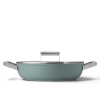 Smeg DPF2812EGM Pfanne, 28 cm, Keramik, Edelstahlgriffe, Smaragdgr?n
