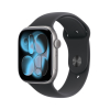 Apple Watch Series 11 GPS 46mm Aluminiowa koperta w kolorze gwiezdnej szarości z czarnym paskiem sportowym - M/L