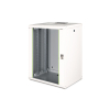 Digitus Szafa sieciowa wisząca Unique 19" 16U rack 600x450, drzwi szyba, szary, niedzielona, złożona, 100kg