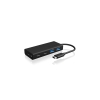 Hub  4-Port IcyBox USB 3.0 HUB Type-C zu 2xType C-> 2xType A extern retail