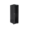 LANBERG SZAFA STOJĄCA RACK 19" 42U 600X1000 DRZWI SZKLANE LCD CZARNA FF01-6042-12BL (FLAT PACK)