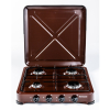Kuchenka gazowa nastawna 4-palnikowa Ravanson K-04BR (brązowy) (OUTLET)