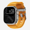 NOMAD Rocky Point Band - pasek do Apple Watch 46mm/49mm z FKM oraz tytanu (sol, natural hardware)