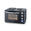 SEVERIN MINI PIEKARNIK Z PŁYTAMI DO GOTOWANIA, ZAKRES TEMP. 100°C-230°C, TIMER DO 120 MIN, 30 L, 1500W TO2074