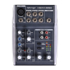 Behringer 502S - 5-kanałowy kompaktowy mikser analogowy z interfejsem USB zaprojektowany specjalnie do obsługi podcastów, streamowania oraz nagrywania