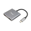 Equip Adapter USB-C->2xHDMI,3.2Gen1 100W PD,USB-C MST Adapte