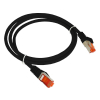 ALANTEC PATCH-CORD F/UTP KAT.6 PVC 0.5M CZARNY