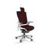 Fotel biurowy Wau 2 BL406 tkanina cocoa/biały