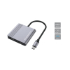 Conceptronic DONN13G stacja dokująca Przewodowa USB 3.2 Gen 1 (3.1 Gen 1) Type-C Szary