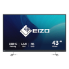 Monitor EIZO 108cm (42,5") EV4340X-BK 16:09 4K 2xHDMI+DP+USB-C IPS