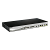 D-Link DXS-1210-12SC/E łącza sieciowe Zarządzany L2 10G Ethernet (100/1000/10000) 1U Czarny, Srebrny