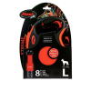 FLEXI Smycz XTREME L taśma 8m - do 55kg pomarańczowa