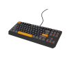 GENESIS Thor 230 TKL klawiatura Gaming USB + RF Wireless + Bluetooth QWERTY Czarny, Szary, Pomarańczowy
