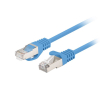 PATCHCORD KAT.6 FTP 2M NIEBIESKI FLUKE PASSED LANBERG 10-PACK