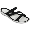 Klapki damskie Crocs Swiftwater Sandal W czarno-białe 203998 066 36-37