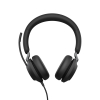 Jabra Evolve2 40 Zestaw słuchawkowy Przewodowa Opaska na głowę Biuro/centrum telefoniczne USB Typu-A Bluetooth Czarny